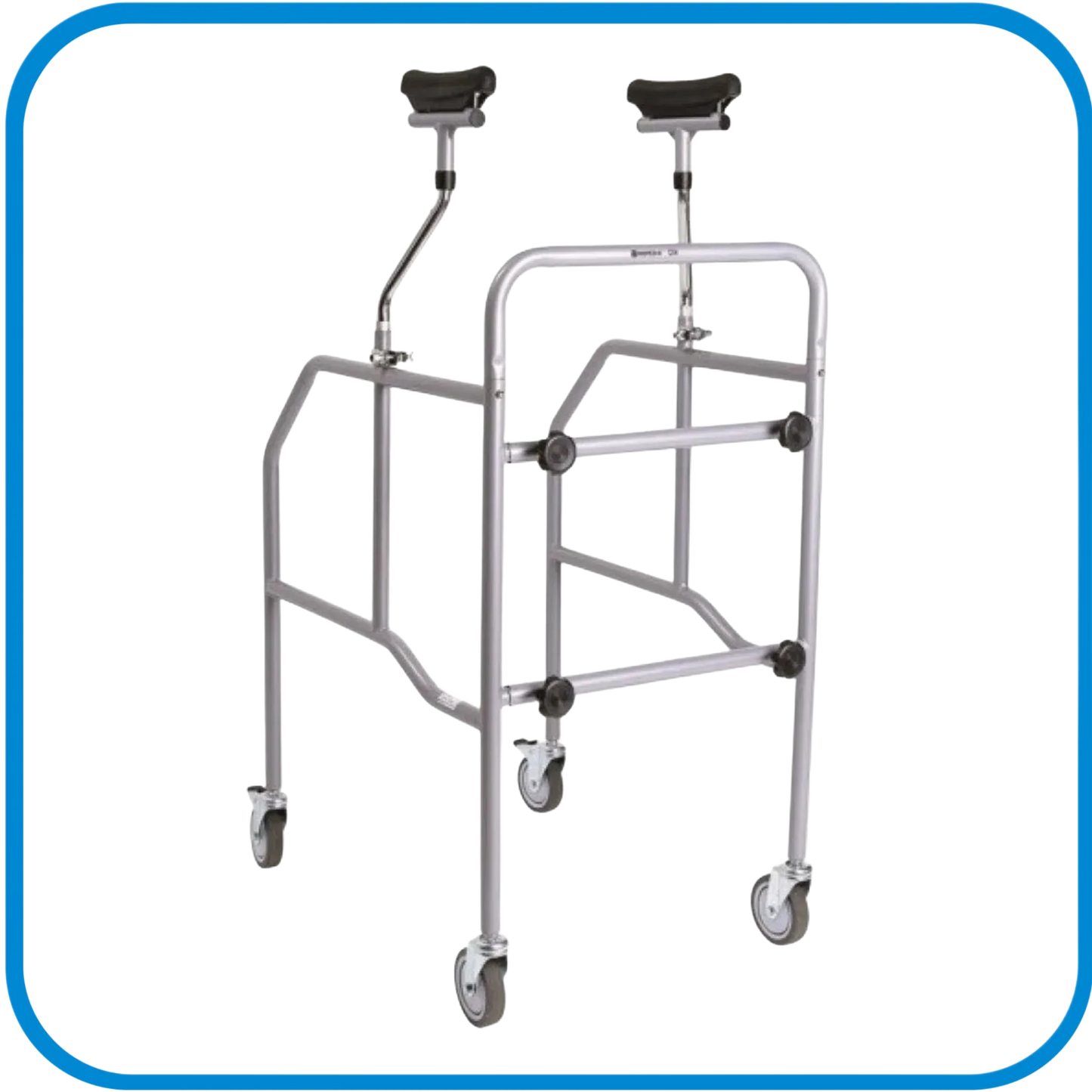 Deambulatore Ascellare In Acciaio Con Freni Moretti - L&G Sport e Benessere