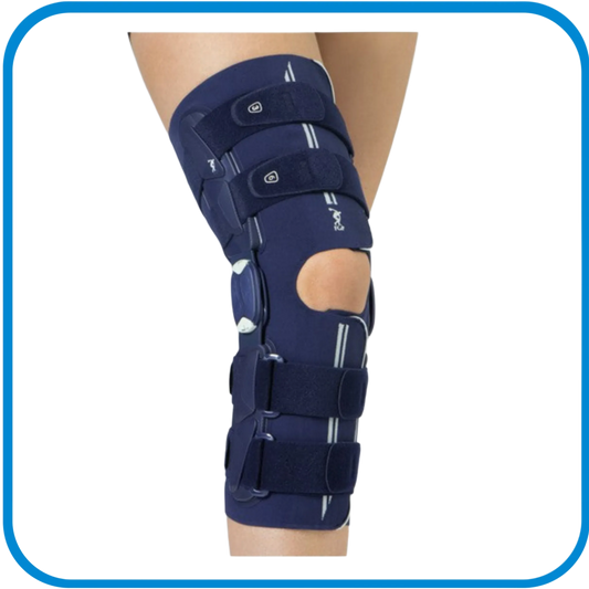 Ginocchiera Traspirante Lunga Aperta Con Snodo Physioglide® - L&G Sport e Benessere