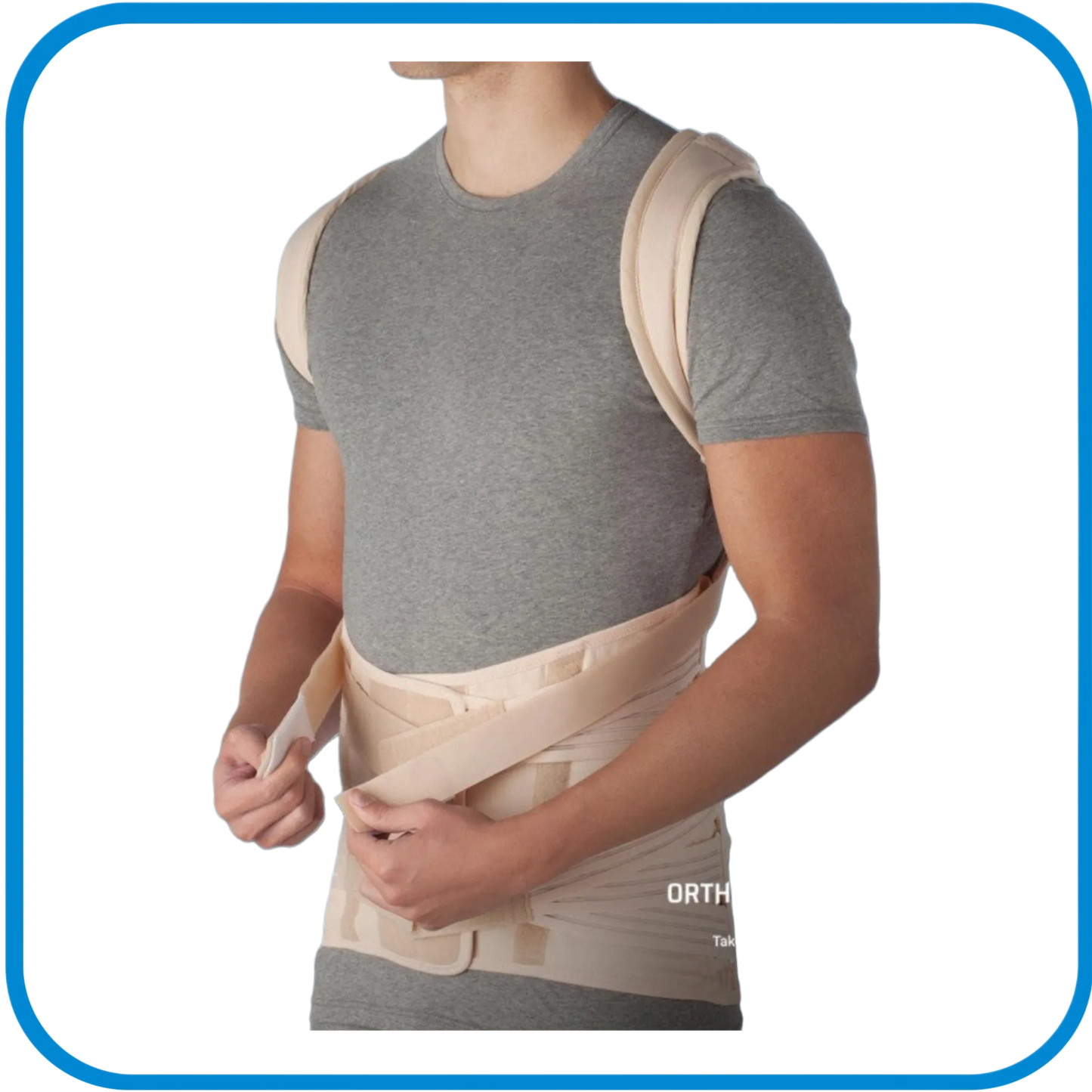 Busto Spallaccio Dorso Lombare Semirigido A Trazione Antero-Posteriore - L&G Sport e Benessere