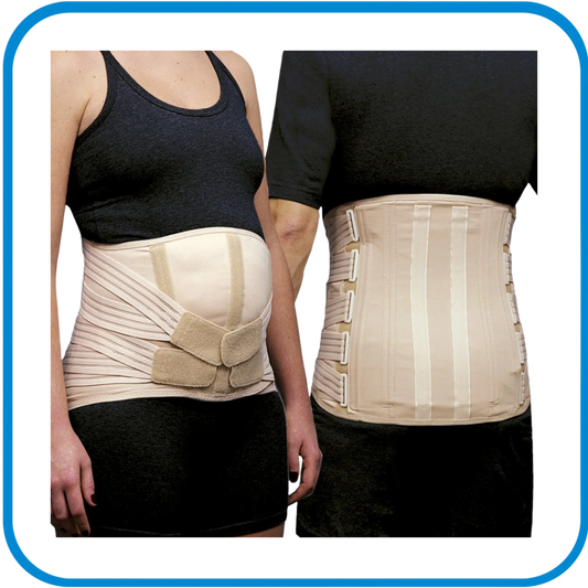 534 M-F Camp One Corsetto Semirigido Lombosacrale Altoperaddome Pendulo Con Rinforzi Paravertebrali E 4 Tiranti Pelvici - L&G Sport e Benessere