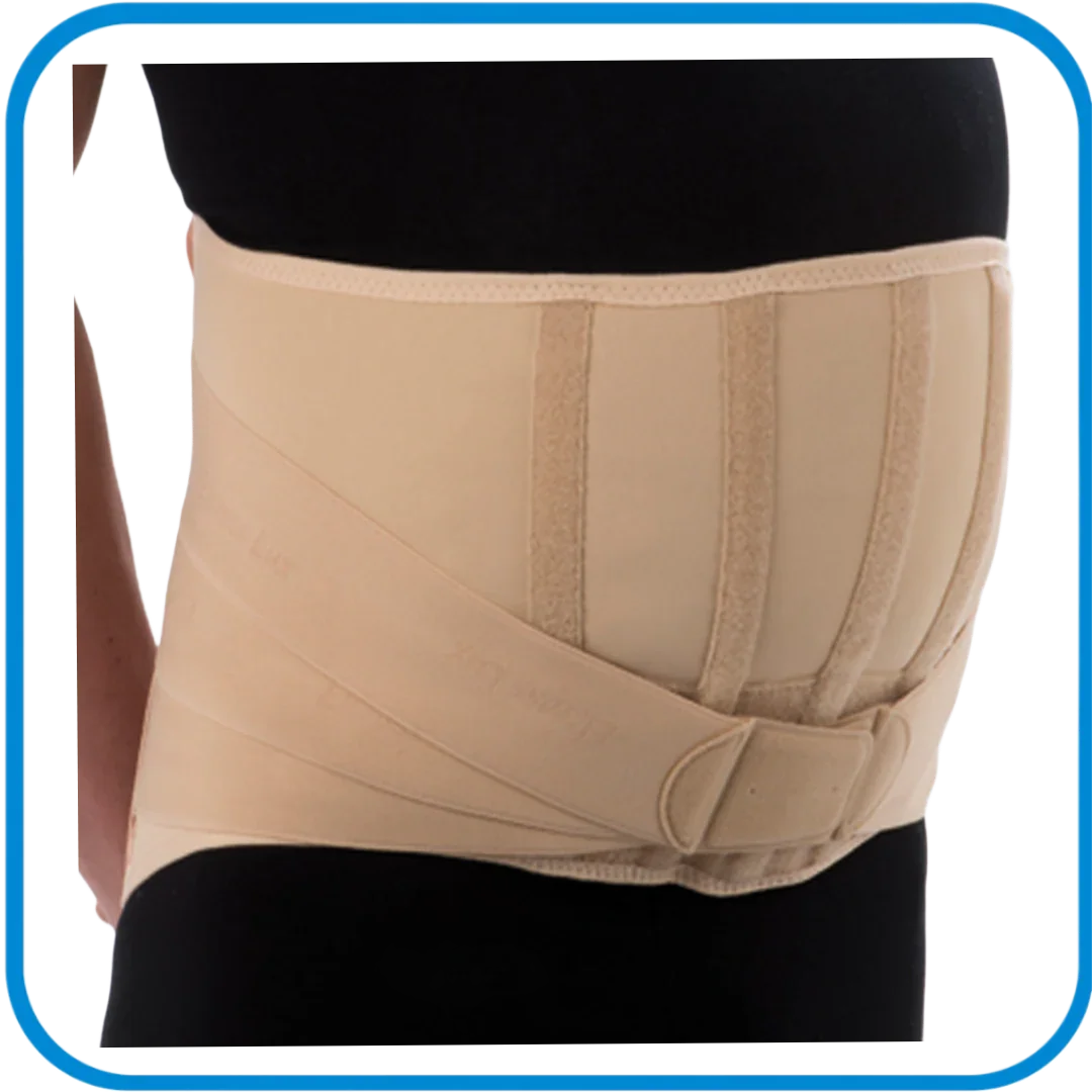 2134 Elcross Lux Corsetto Semirigido Lombosacrale Per Addome Pendulo - L&G Sport e Benessere