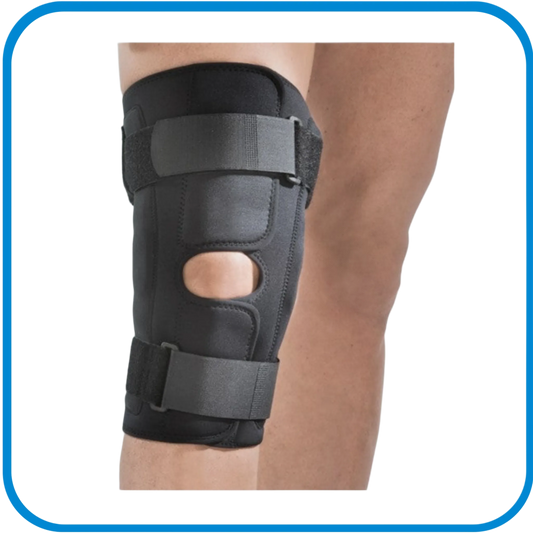 Ginocchiera In Neoprene Armata Aperta Con Snodo Policentrico - L&G Sport e Benessere