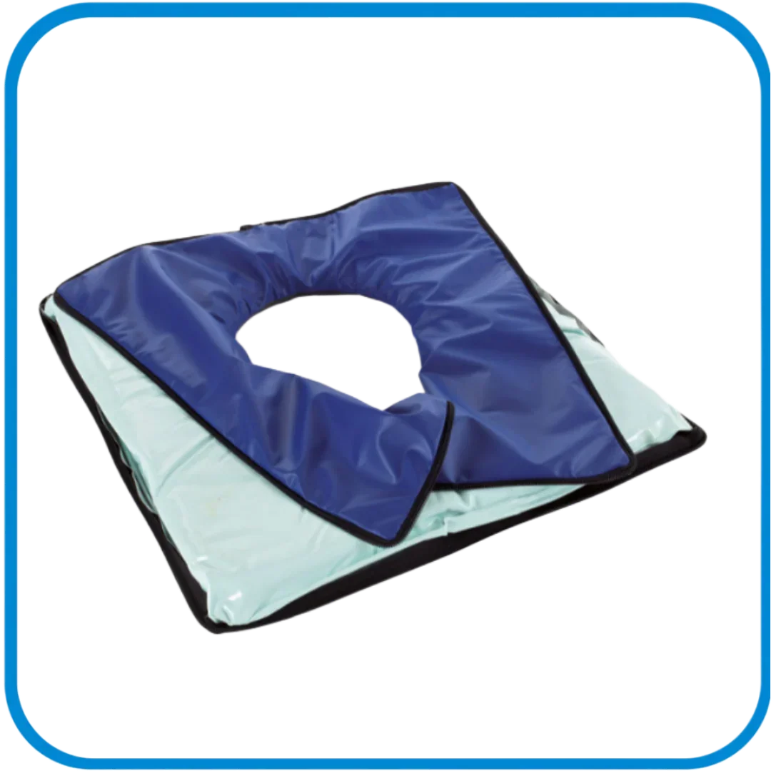 Cuscino Gel Fluido Con Foro 42 X 42 Cm - L&G Sport e Benessere