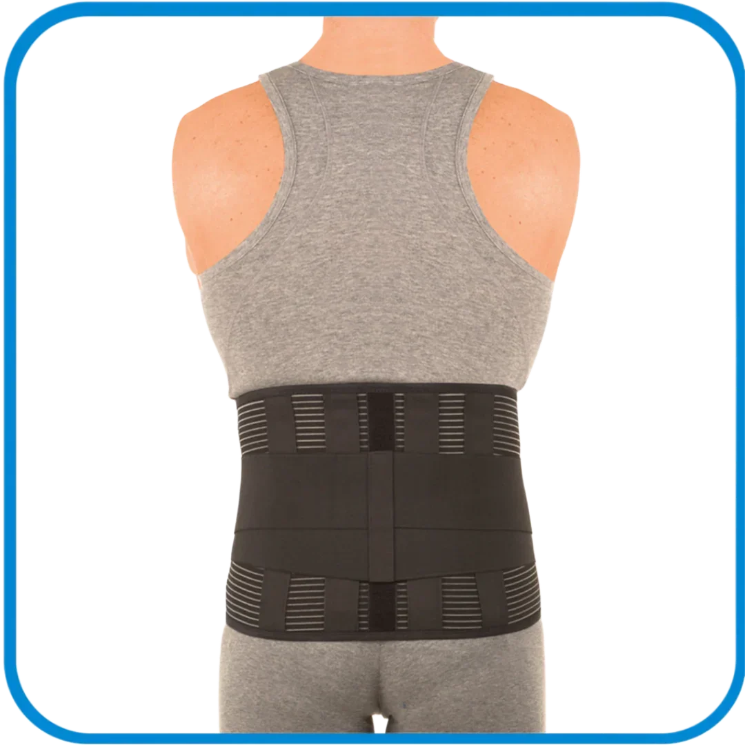 410 Action Corsetto Elastico Lombosacrale Con Rinforzi Paravertebrali E Tiranti Pelvici - L&G Sport e Benessere