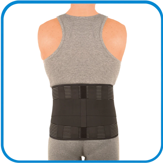 410 Action Corsetto Elastico Lombosacrale Con Rinforzi Paravertebrali E Tiranti Pelvici - L&G Sport e Benessere