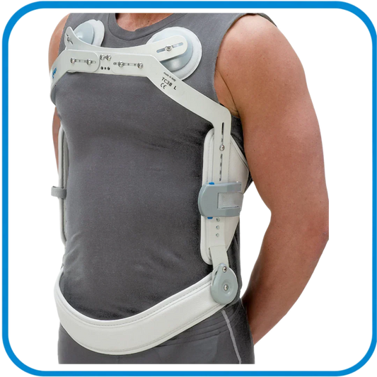 Tc38 Busto Rigido Tre Punti Con Supporti Clavicolari - L&G Sport e Benessere