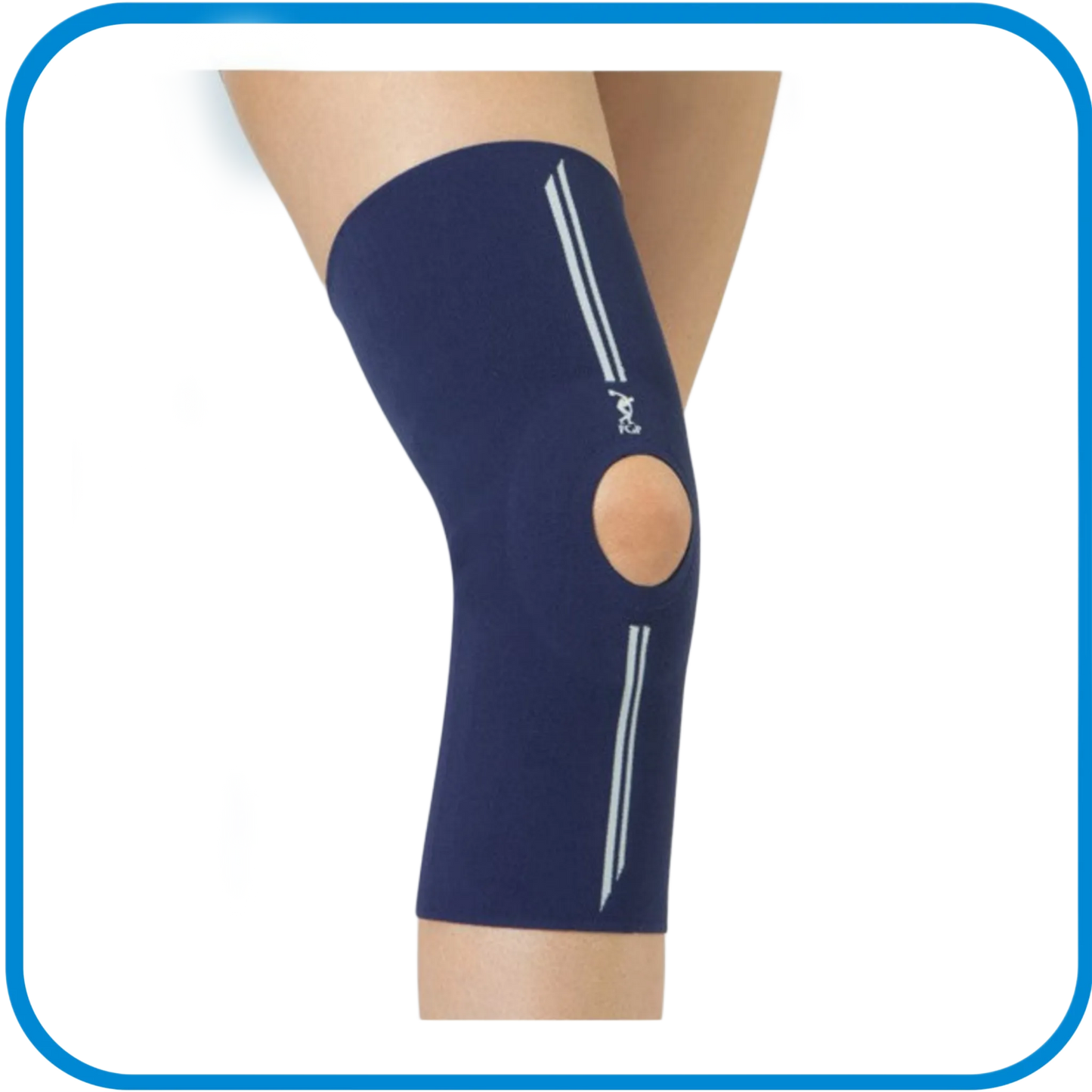 Ginocchiera Traspirante Con Stabilizzatore Rotuleo A Mezzaluna - L&G Sport e Benessere