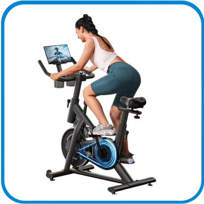 Cyclette Regolabile Con Monitor Bluetooth - L&G Sport e Benessere 