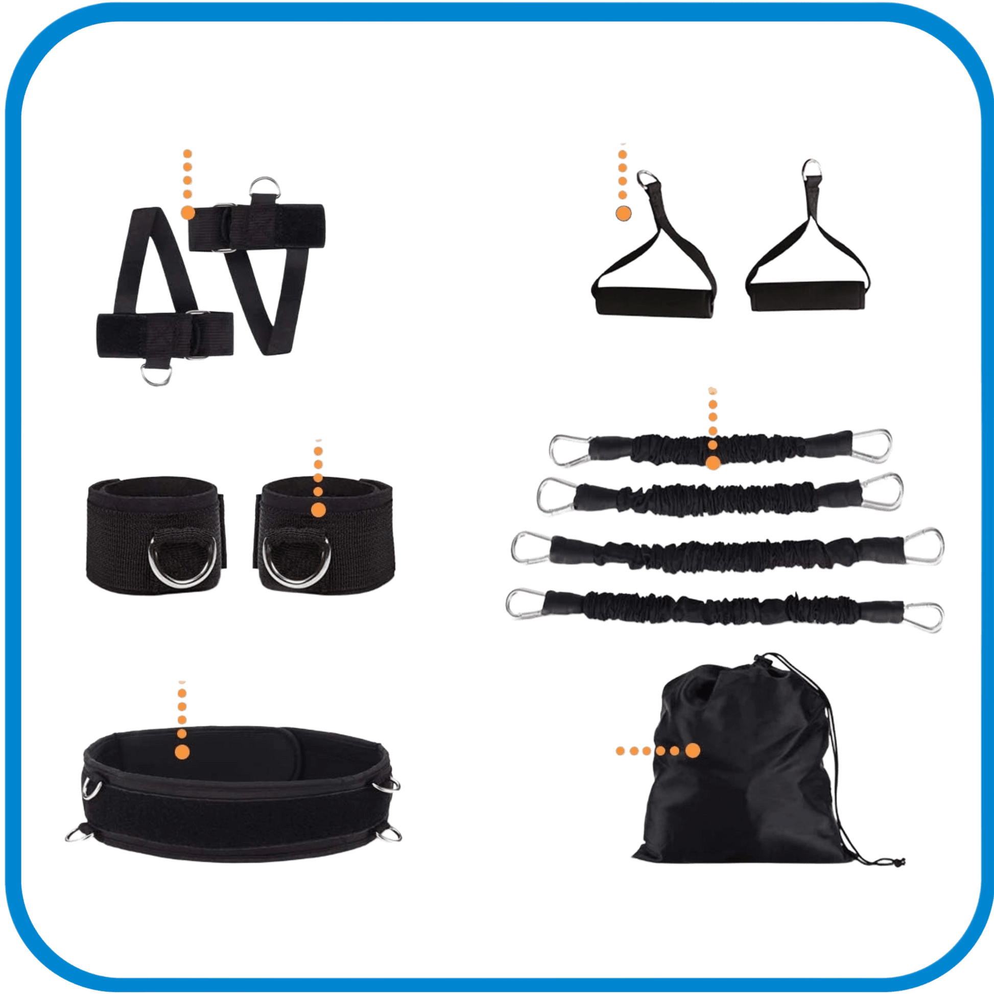 Set Allenamento Completo 12 PCS - L&G Sport e Benessere 