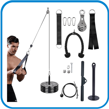Kit Completo Cavi Allenamento Bicipiti e Tricipiti - L&G Sport e Benessere 