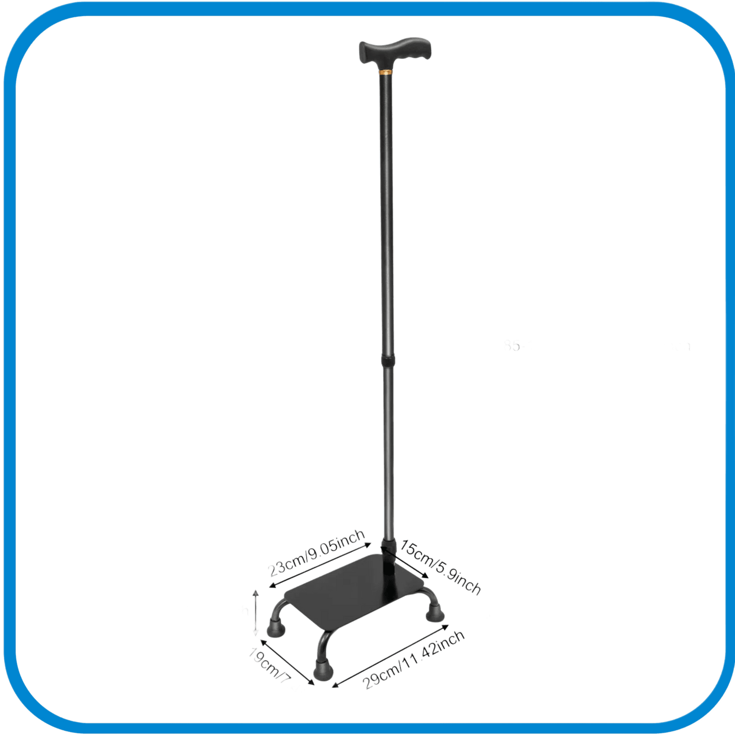 Bastone Scomponibile 2 In 1 Con Appoggio Largo - L&G Sport e Benessere 