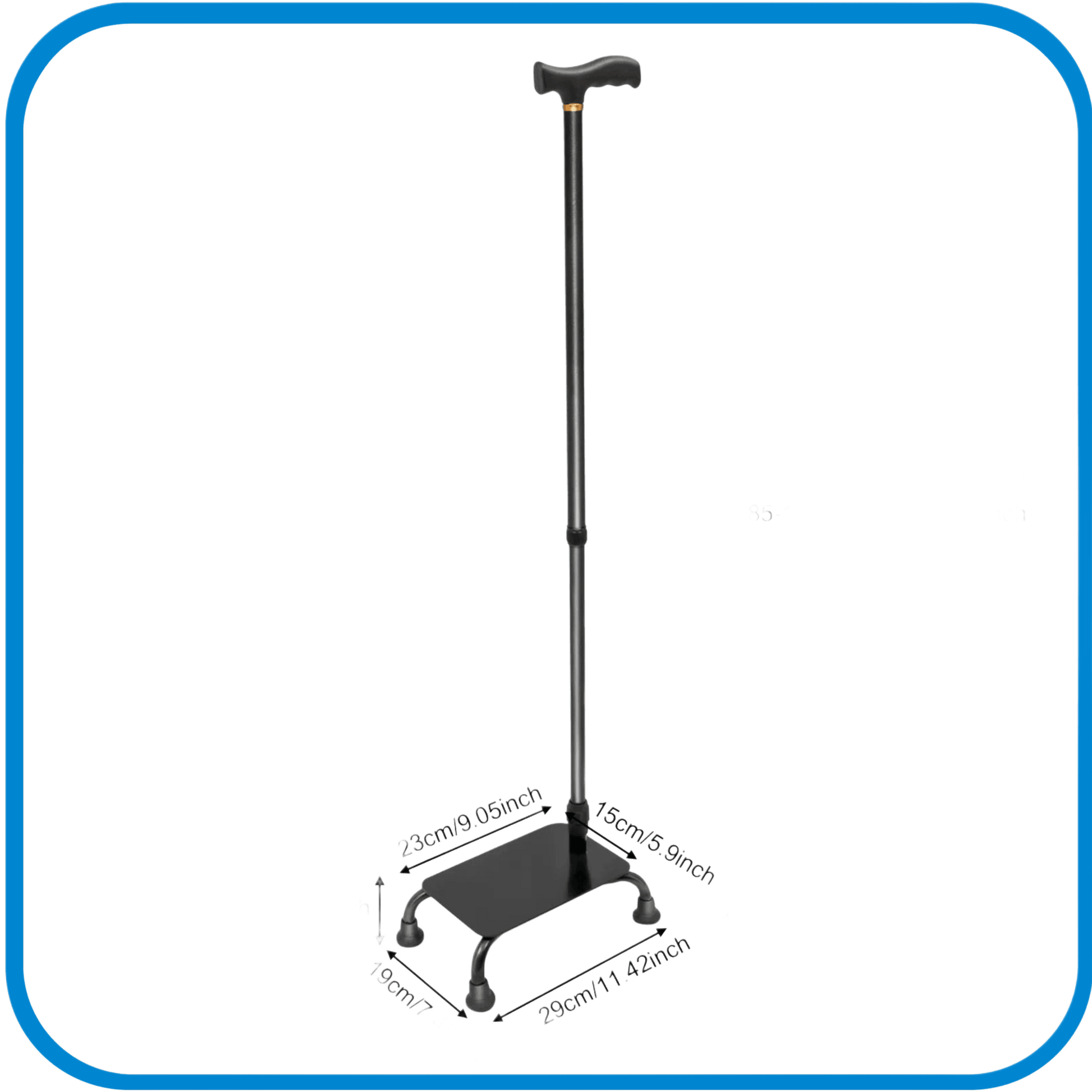 Bastone Scomponibile 2 In 1 Con Appoggio Largo - L&G Sport e Benessere 