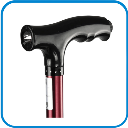 Bastone Con Seduta 3 Piedi Con Torcia - L&G Sport e Benessere 