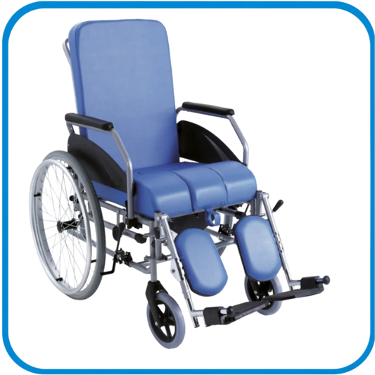Sedia Comoda Recl.Ruote Grandi Post. Rc340 - L&G Sport e Benessere 