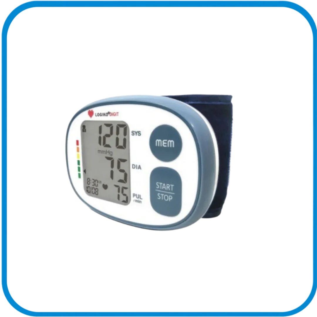 Misuratore Di Pressione Automatico Digitale Da Polso Logiko Dm595 - L&G Sport e Benessere 