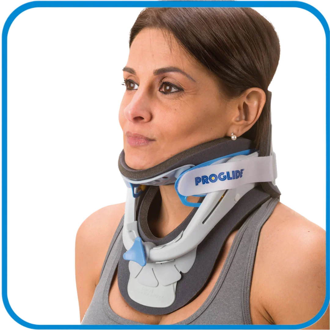 Proglide Tutore Cervicale Bivalve Regolabile Appoggio Sternale Pg174 - L&G Sport e Benessere 