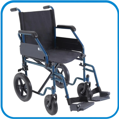 Carrozzina Pieghevole A Spinta Da Transito Cp500 - L&G Sport e Benessere 