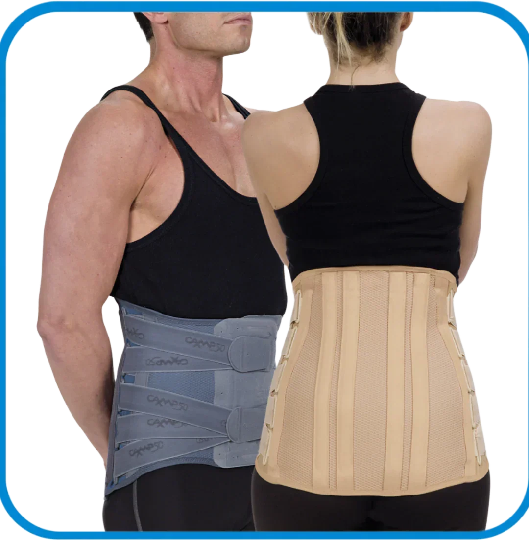 Corsetto Lombosacrale Alto Con 4 Stecche Posteriori 35Cm - L&G Sport e Benessere 