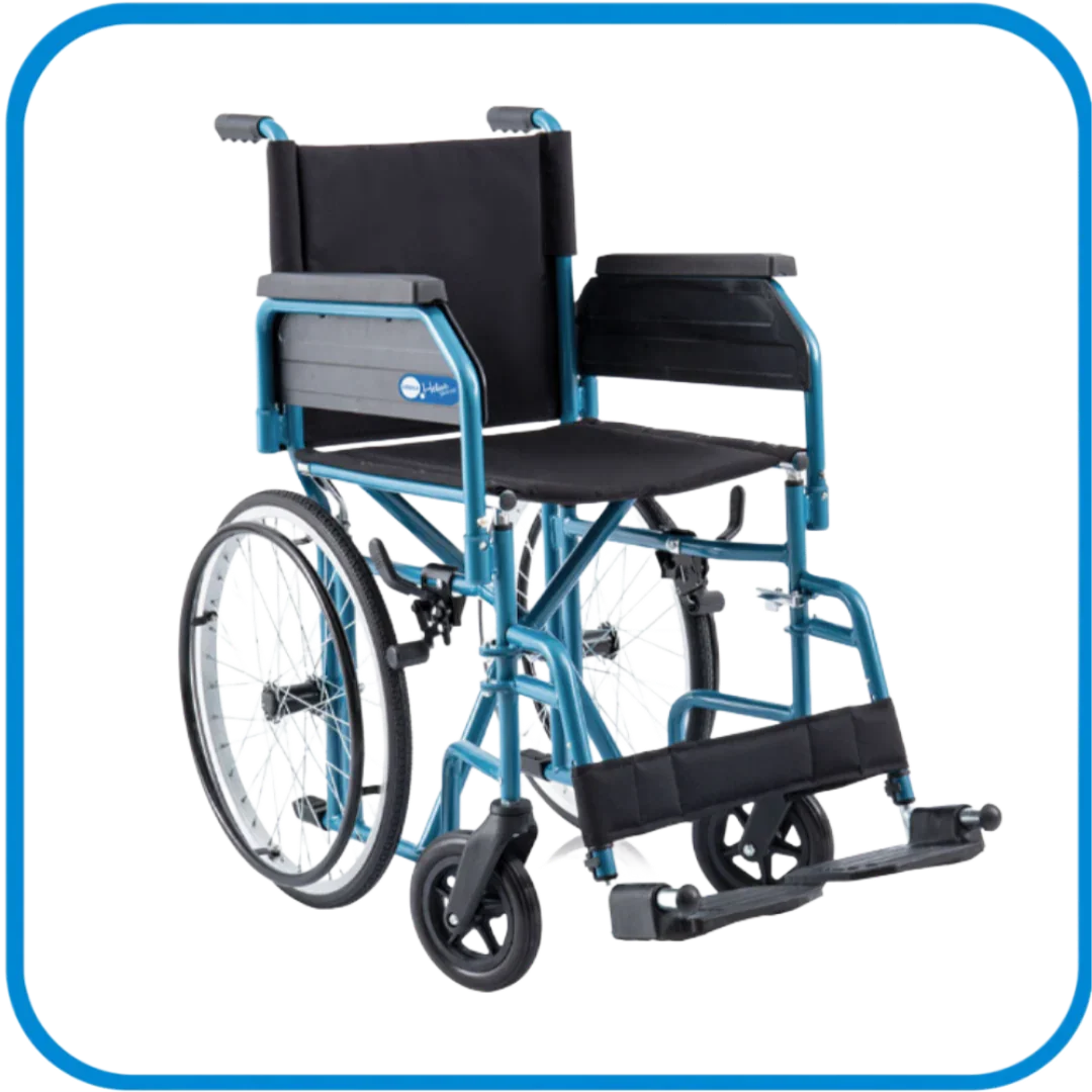 Carrozzina Leggera Pieghevole Ad Autospinta Cp765 - L&G Sport e Benessere 