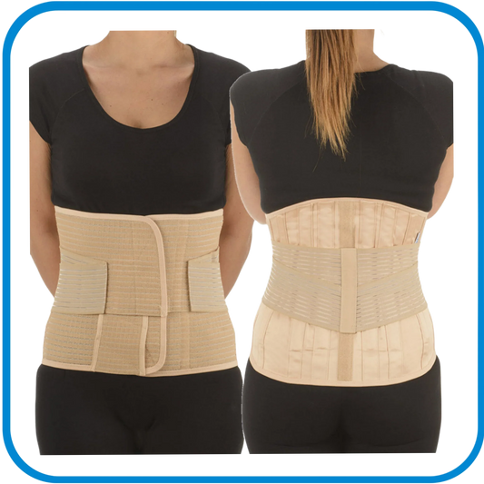 560T Master Corsetto Semirigido Lombosacrale Alto Con 4 Rinforzi Paravertebrali E Tiranti Pelvici - L&G Sport e Benessere 