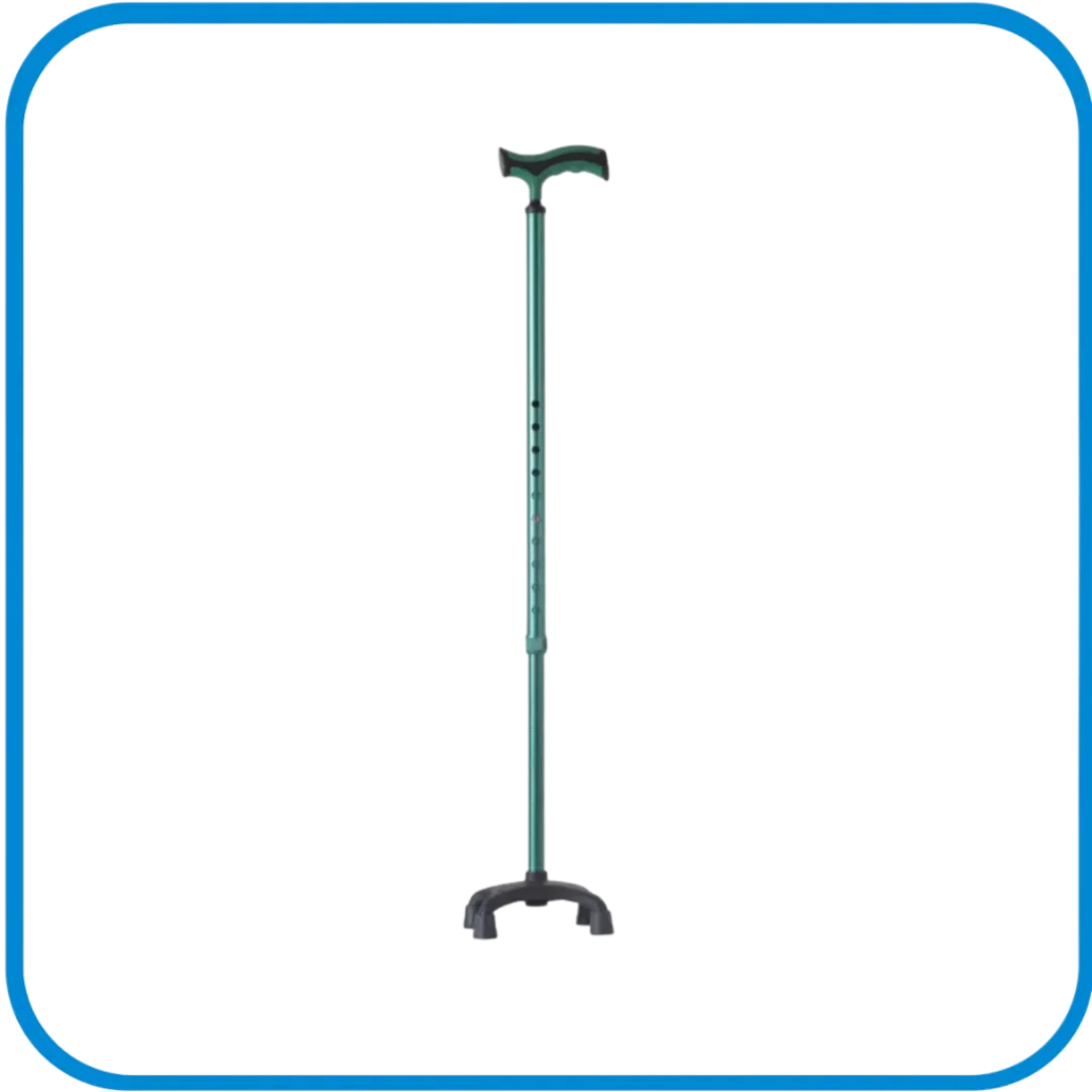 Bastone In Alluminio Regolabile - Base A Quadripode - L&G Sport e Benessere 