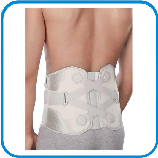 Busto Ortopedico Basso In Tessuto Rigido Con Tiranti A Trazione Facilitata - Lumbopull 70 - L&G Sport e Benessere
