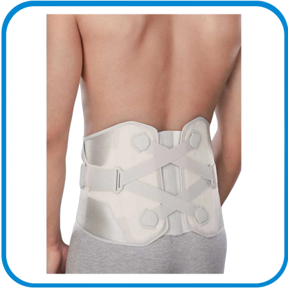 Busto Ortopedico Basso In Tessuto Rigido Con Tiranti A Trazione Facilitata - Lumbopull 70 - L&G Sport e Benessere 