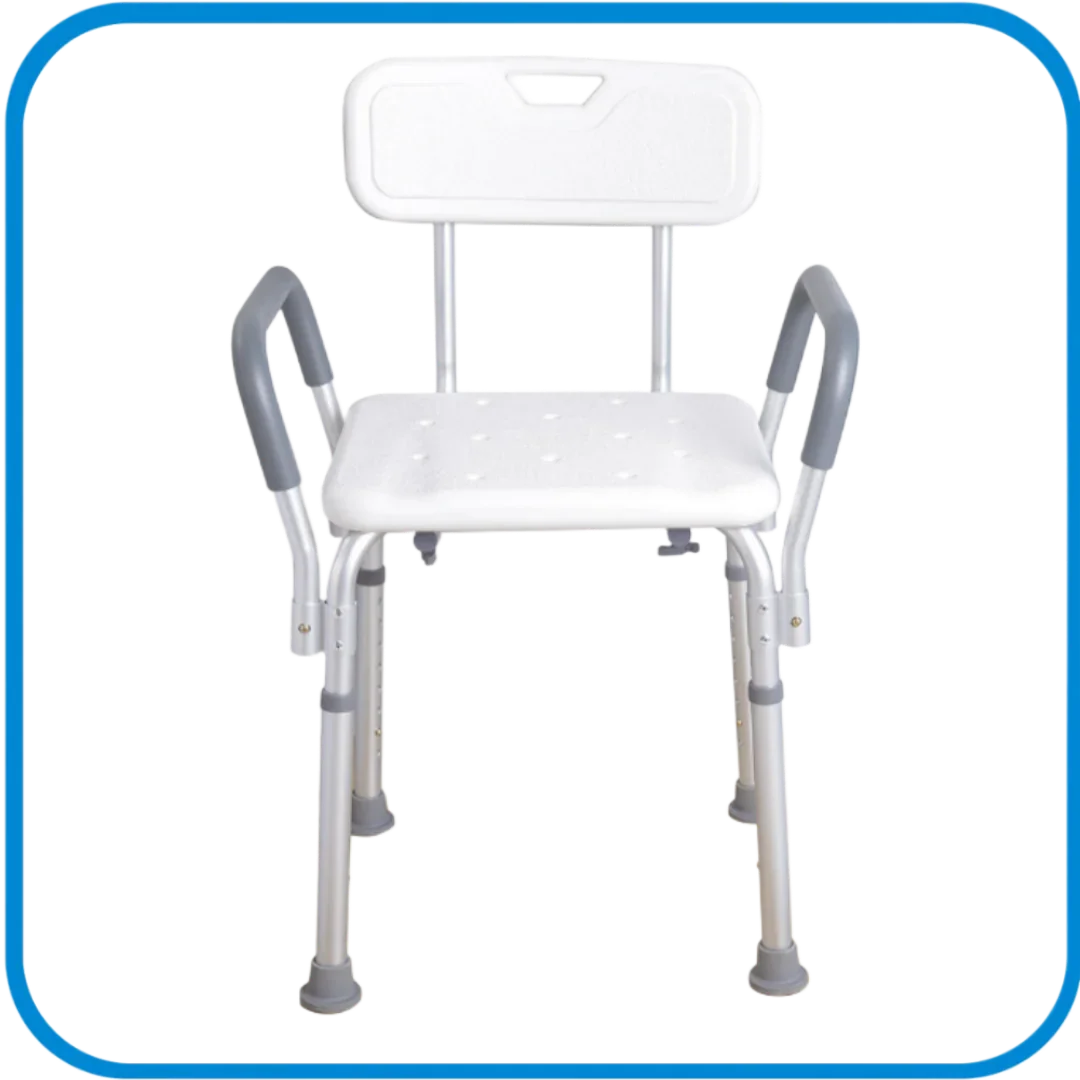 Sedia Doccia Con Schienale E Braccioli Imbottiti Rs839 - L&G Sport e Benessere 
