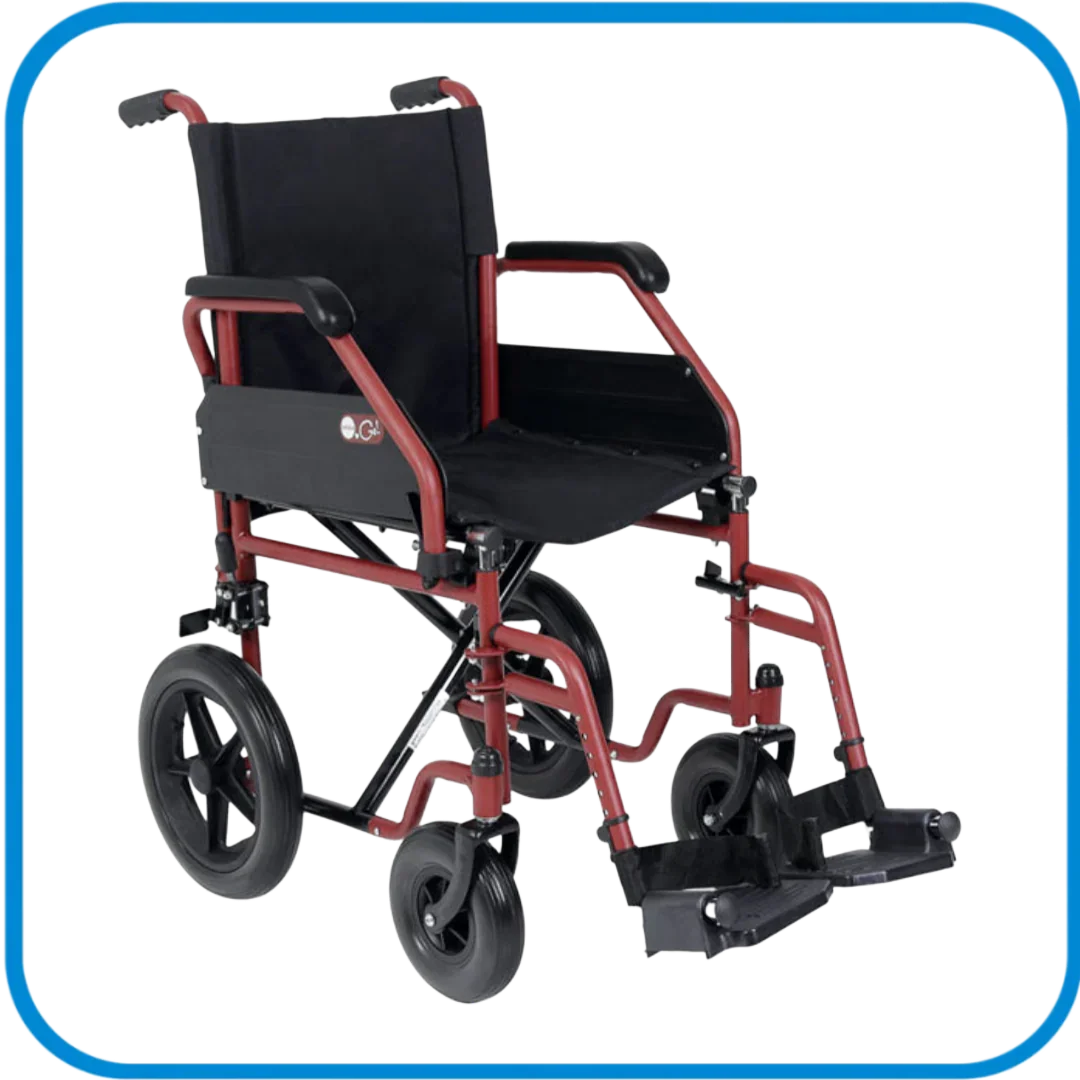 Carrozzina Pieghevole A Spinta Da Transito Cp500 - L&G Sport e Benessere 