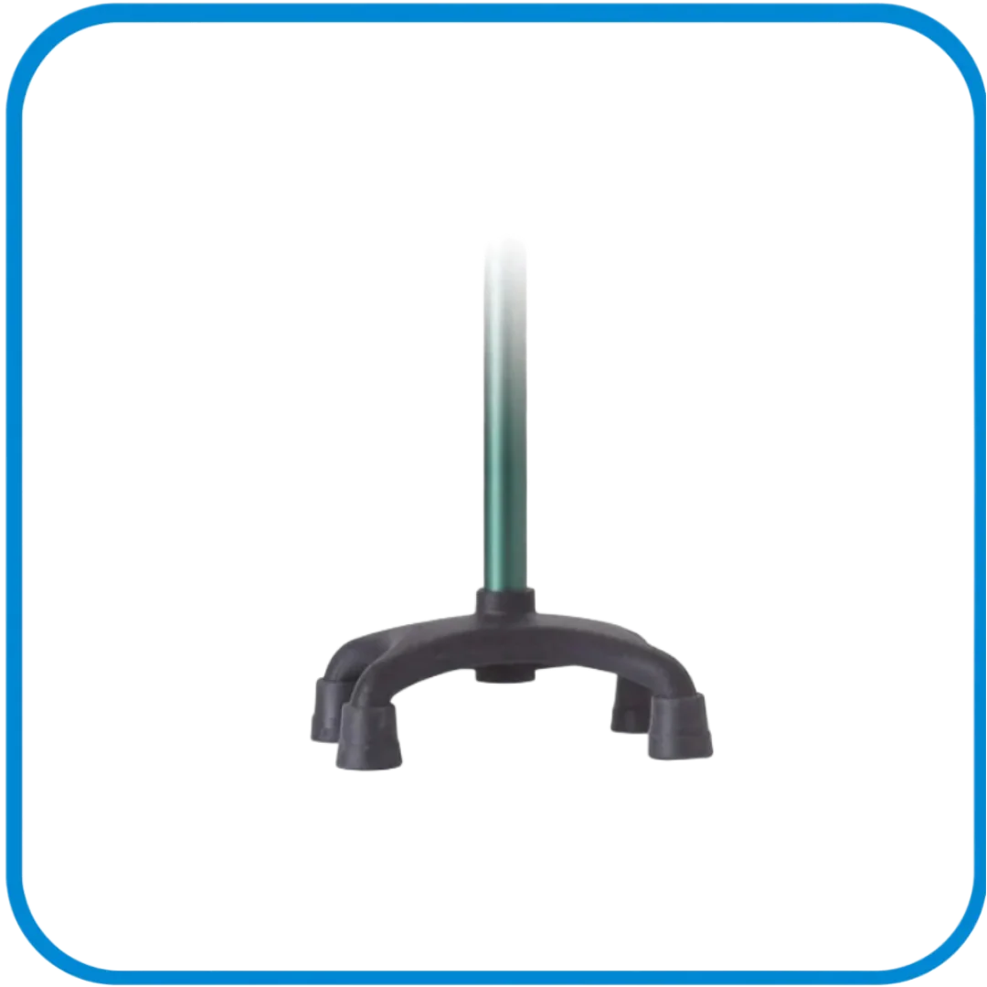 Bastone In Alluminio Regolabile - Base A Quadripode - L&G Sport e Benessere 