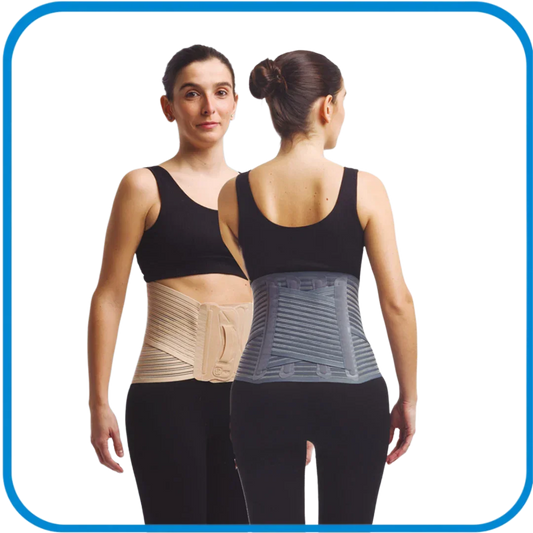Prs610 - Corsetto Elastico Lombosacrale Con Rinforzi Paravertebrali E Supporto Lombare Ad Incrocio - L&G Sport e Benessere 