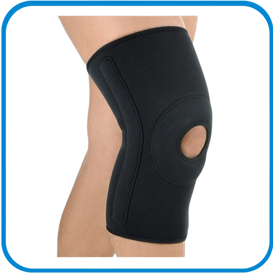 Ginocchiera In Neoprene Con Stabilizzatore Rotuleo E Stecca A Spirale - L&G Sport e Benessere 