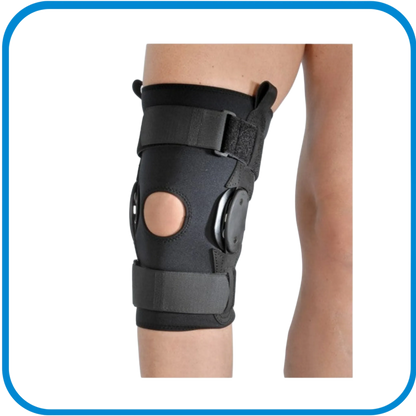 Ginocchiera In Neoprene Armata Con Articolazioni Policentriche Physioglide Corta - L&G Sport e Benessere 