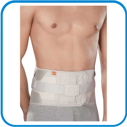 Busto Ortopedico Basso In Tessuto Rigido Con Tiranti A Trazione Facilitata - Lumbopull 70 - L&G Sport e Benessere 
