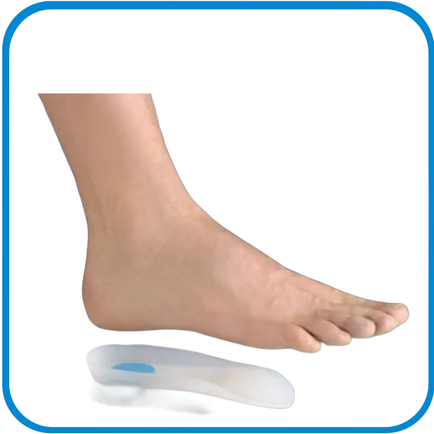 Mezza Soletta Metaplantare In Silicone Con Scarico Calcaneare - L&G Sport e Benessere 