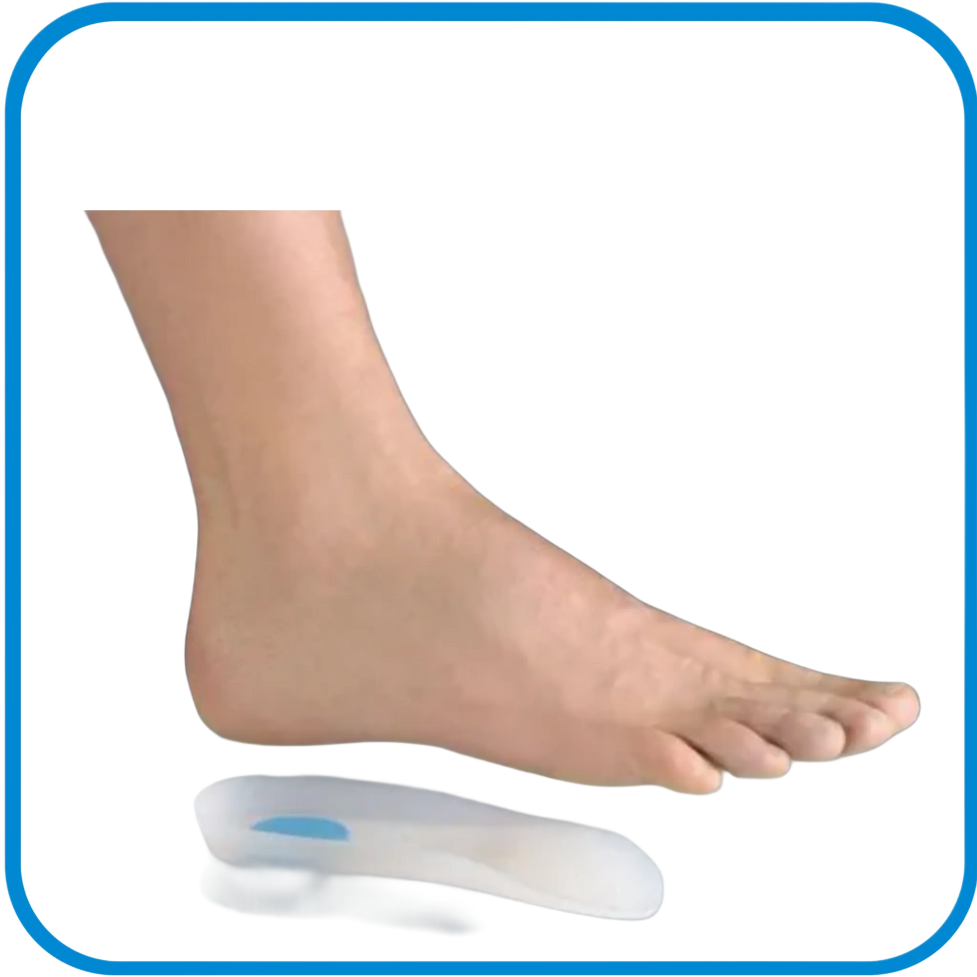 Mezza Soletta Metaplantare In Silicone Con Scarico Calcaneare - L&G Sport e Benessere 