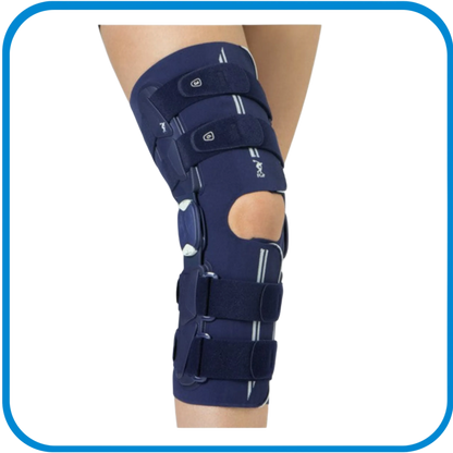 Ginocchiera Traspirante Lunga Aperta Con Snodo Physioglide® - L&G Sport e Benessere 