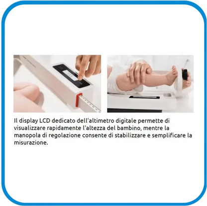 Misuratore Digitale Di Altezza Neonato, Per Modelli 376I E 376 - L&G Sport e Benessere 