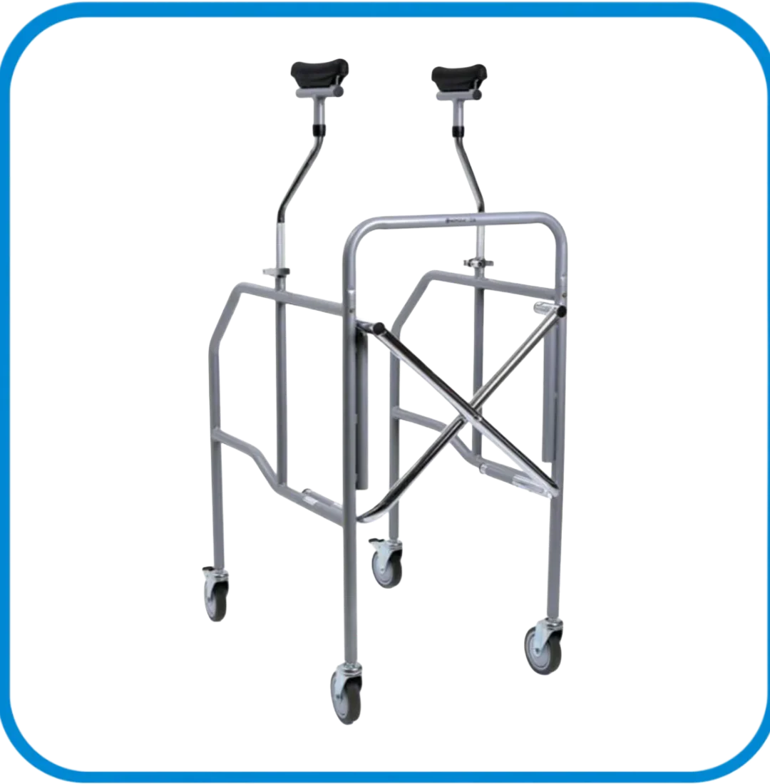 Deambulatore Pieghevole Ascellare Regolabile Rp756S - L&G Sport e Benessere 
