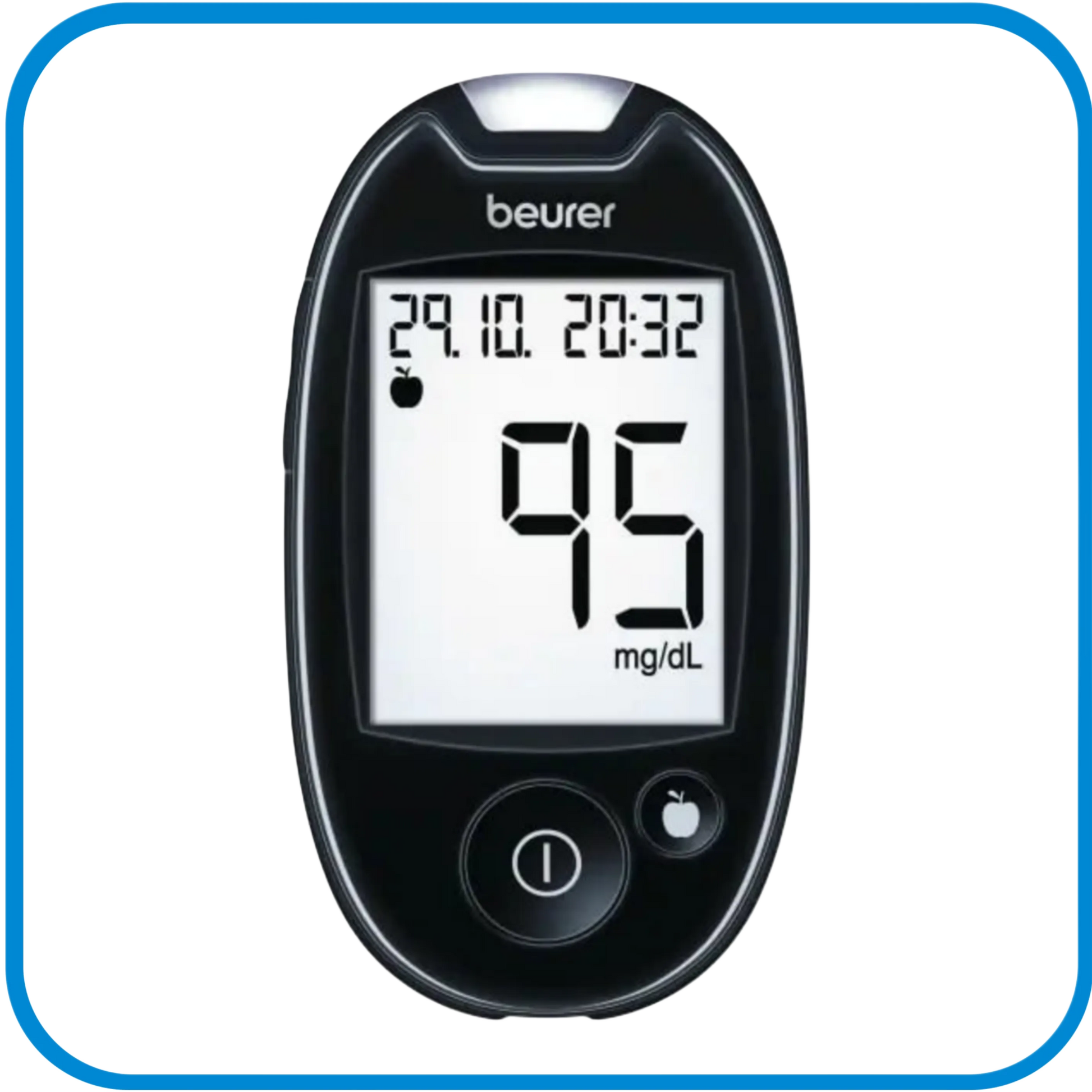 Misuratore Glicemia Con Controllo Quantità Sangue E Collegamento App - L&G Sport e Benessere 