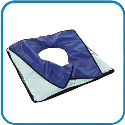 Cuscino Gel Fluido Con Foro 42 X 42 Cm - L&G Sport e Benessere 