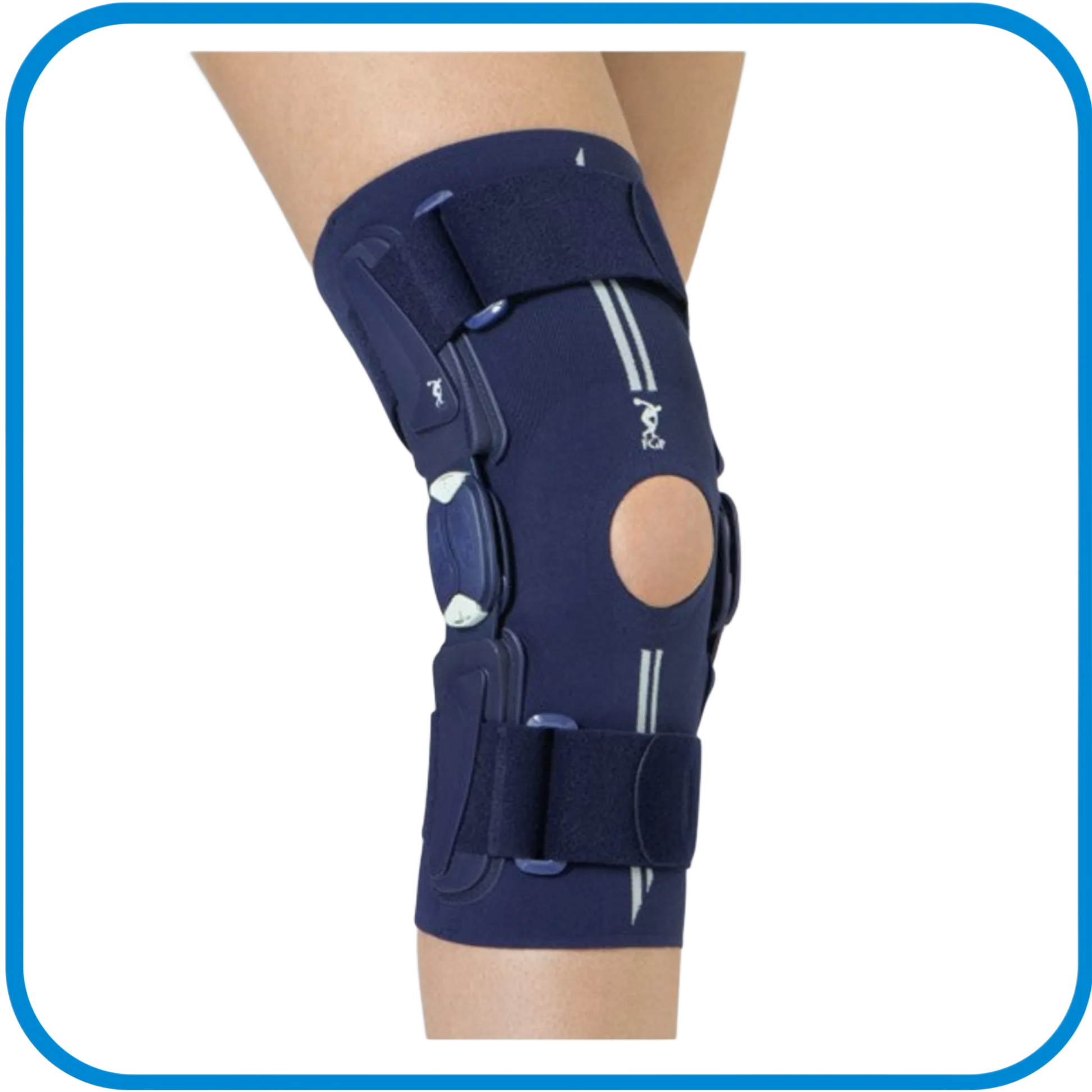 Ginocchiera Traspirante Chiusa Con Snodo Physioglide® - L&G Sport e Benessere 