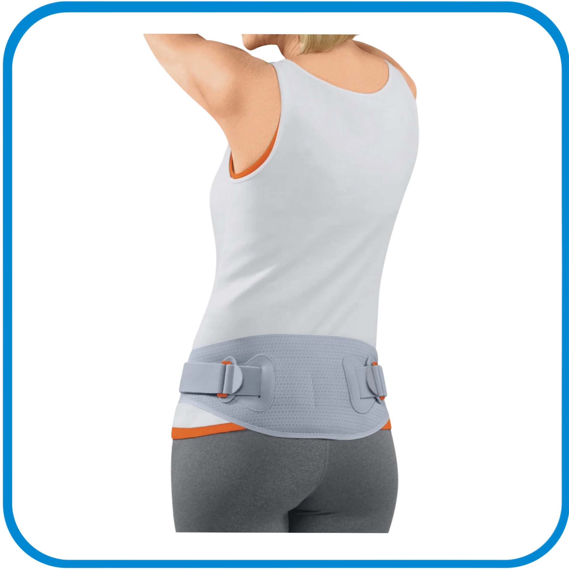 7158 Vertebradyn Isg Corsetto Semirigido Sacrale Con Pelotte Sacroilache In Silicone E Tiranti Pelvici - L&G Sport e Benessere 