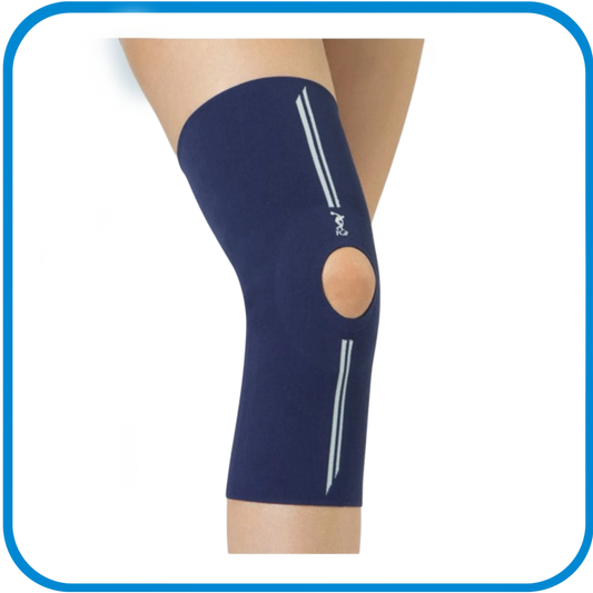 Ginocchiera Traspirante Con Stabilizzatore Rotuleo A Mezzaluna - L&G Sport e Benessere 