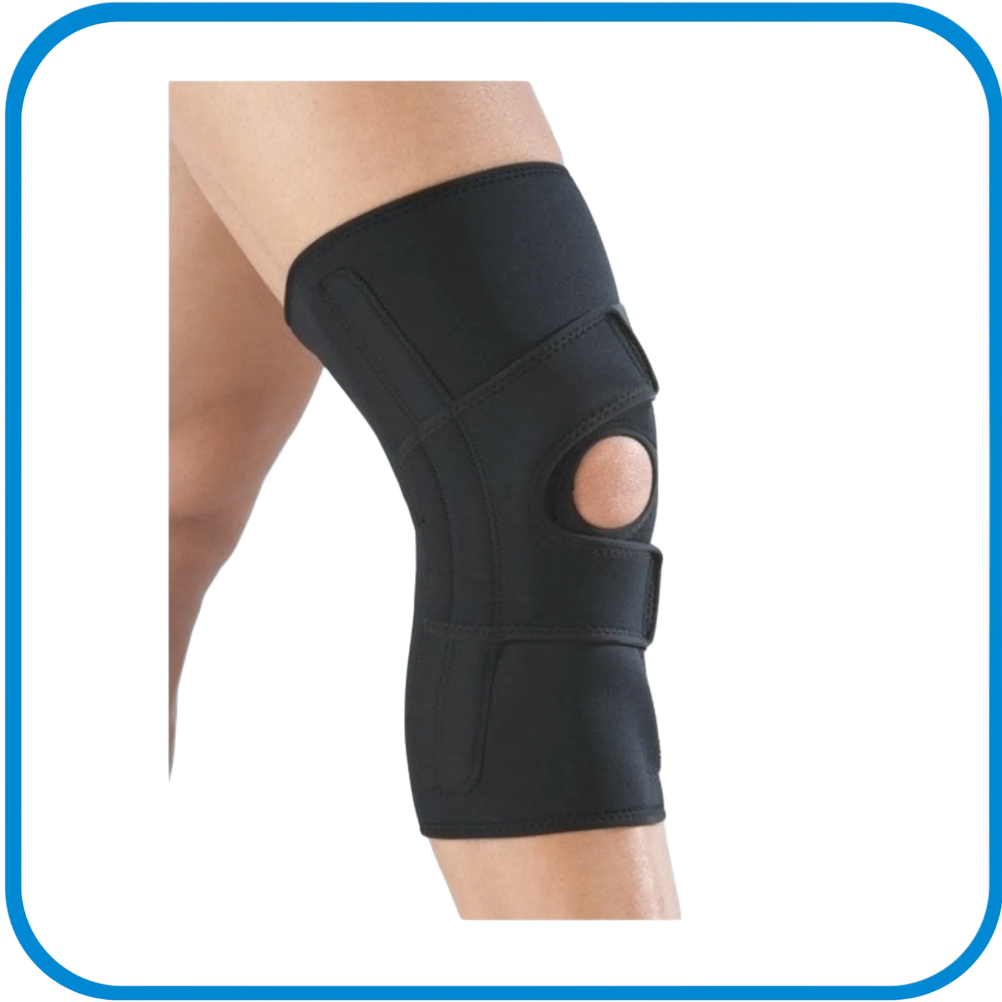 Ginocchiera In Neoprene Con Stabilizzatore Laterale A "J" - L&G Sport e Benessere 