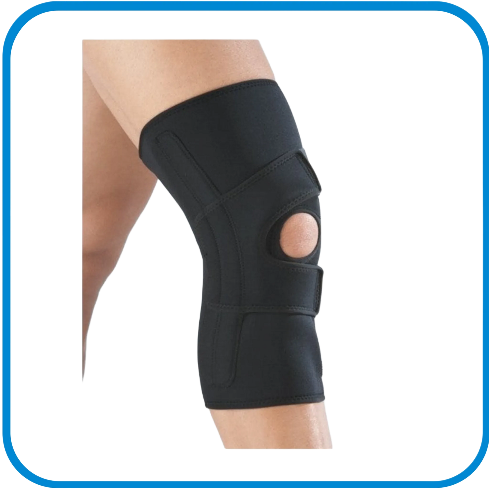 Ginocchiera In Neoprene Con Stabilizzatore Laterale A "J" - L&G Sport e Benessere 